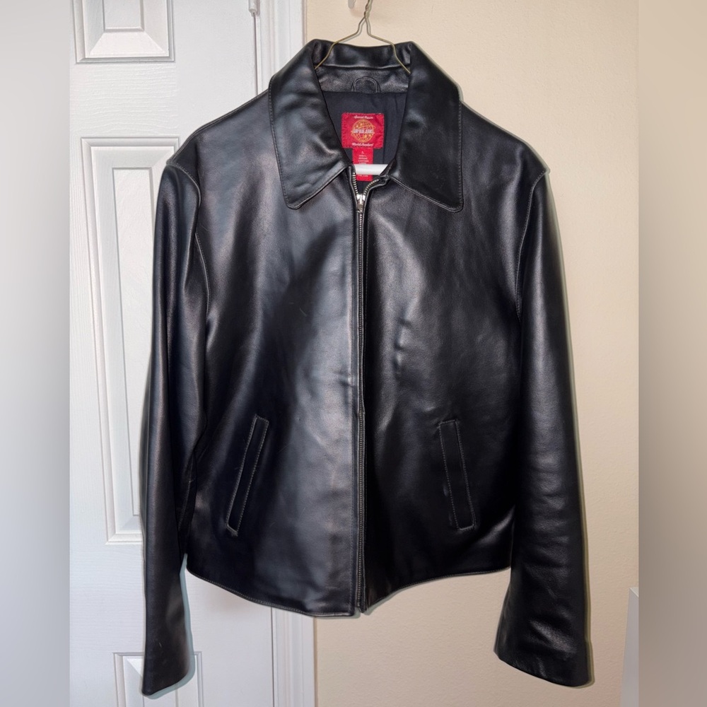 GAP Vintage Black Leather Jacket